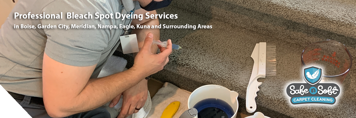 safe n soft bleach spot dyeing banner