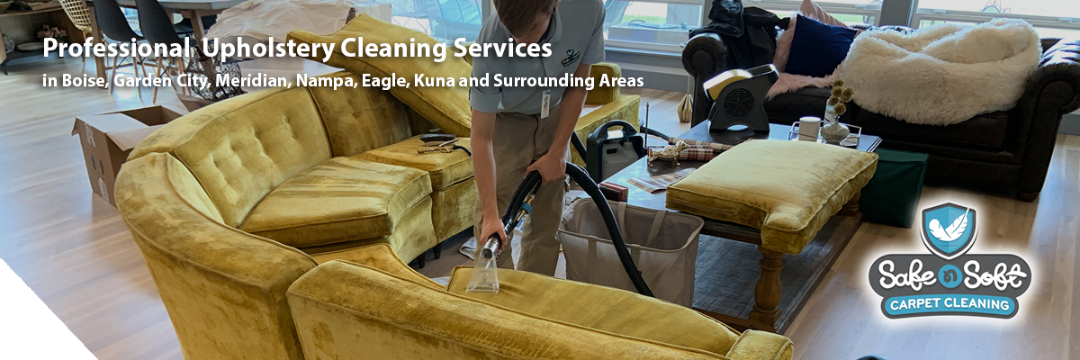 safe n soft upholstery cleaning banner