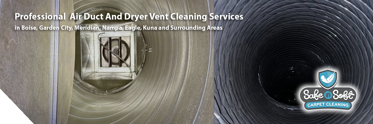 safe n soft air duct and dryer vent cleaning banner