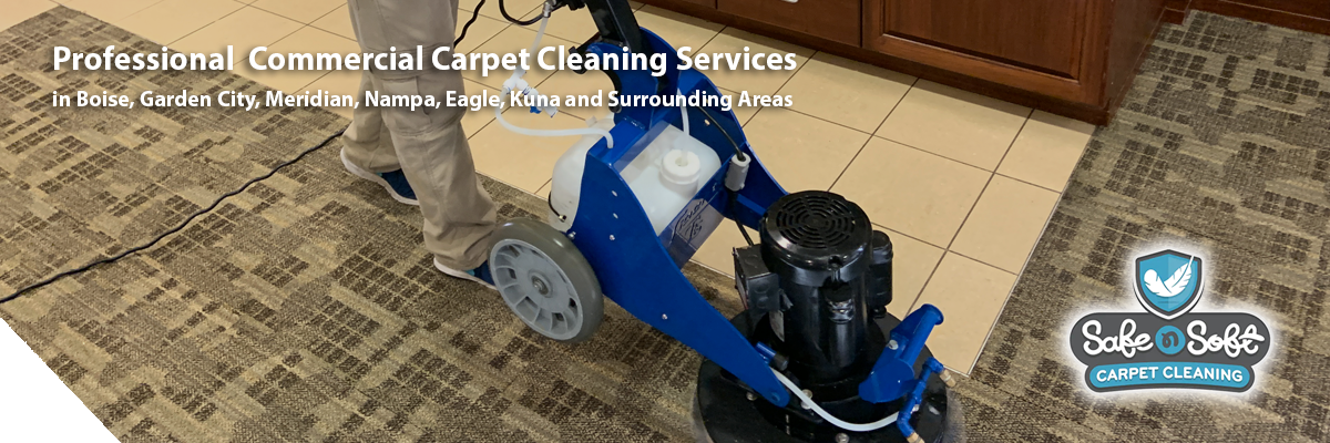safe n soft commercial carpet cleaning banner